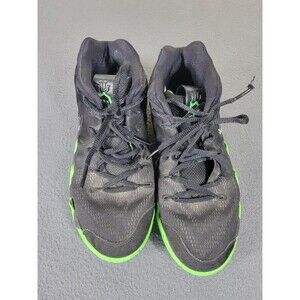 Nike Kyrie 4 Shoes Boys 5.5Y‎ Basketball Irving AA2897-012 Black Green Monster